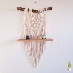 Macrame Wall Hanging Shelf